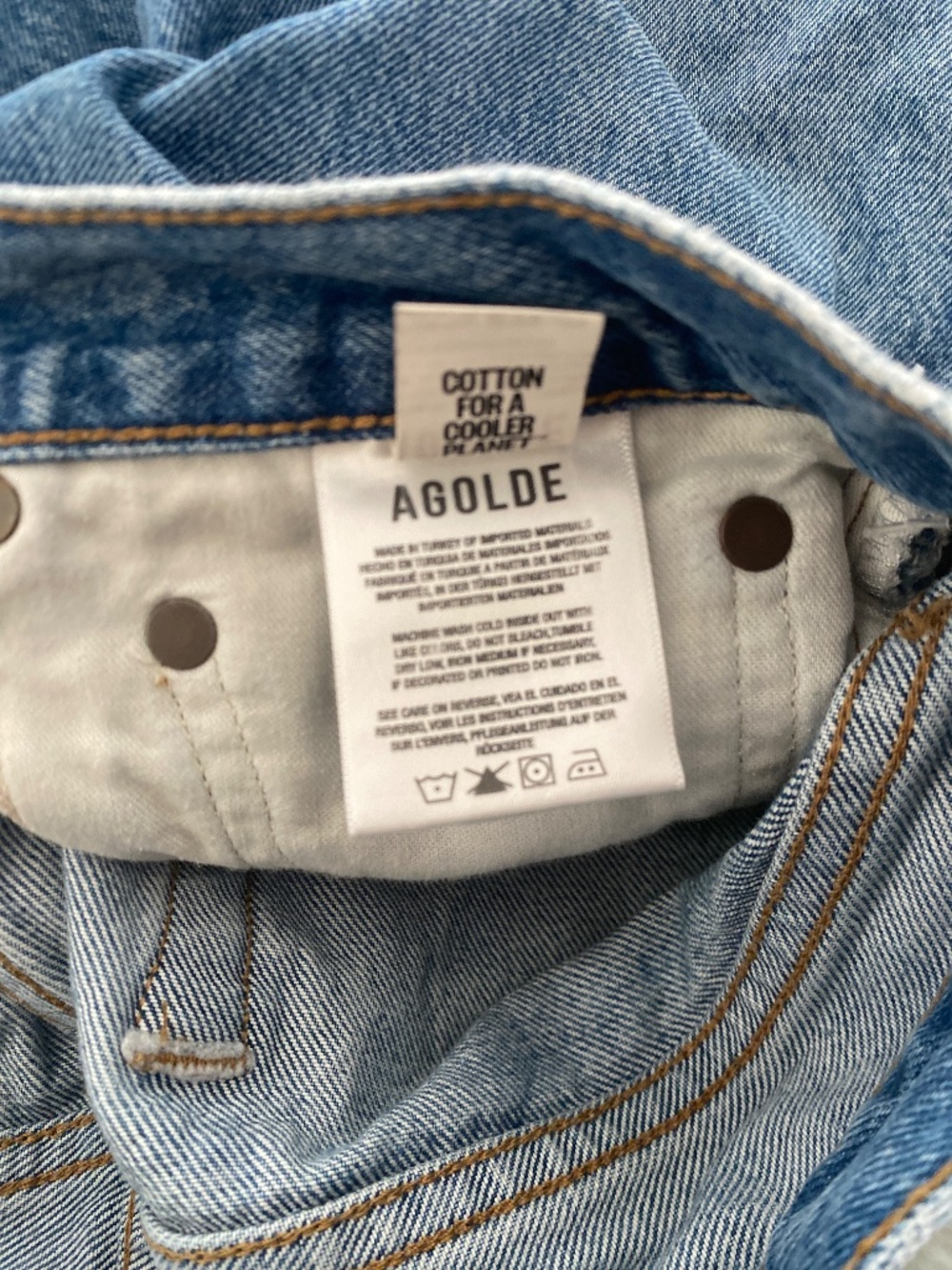 AGOLDE 28 Parker Long Denim Short - Picture 10 of 11